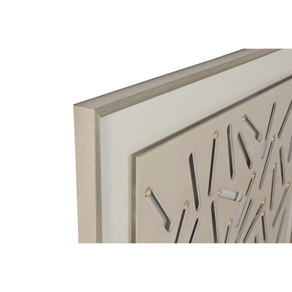 Maleri Home ESPRIT Grøn Beige Gylden Moderne Urban 90 x 3,5 x 120 cm (2 enheder)