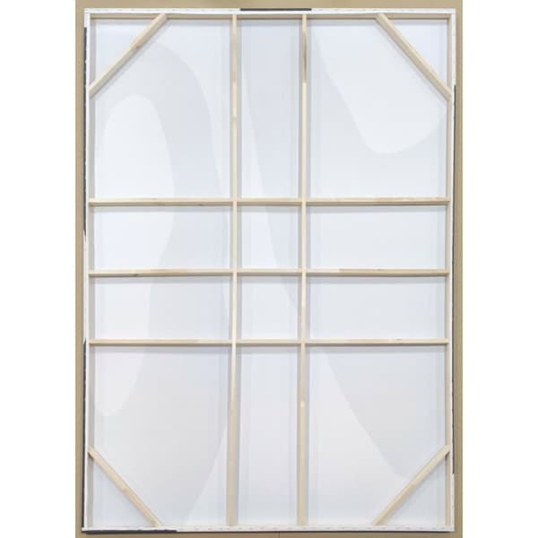 Maleri Home ESPRIT Hvid Marineblå Moderne Urban 140 x 3 x 180 cm (2 enheder)