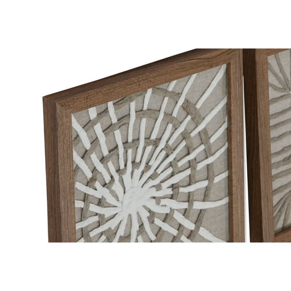 Maleri Home ESPRIT Hvid Natur Moderne 22 x 2 x 22 cm