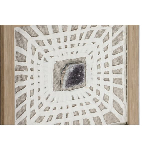 Maleri Home ESPRIT Hvid Natur Moderne 22 x 2 x 22 cm