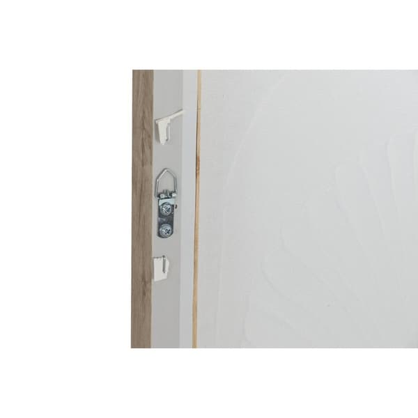 Maleri Home ESPRIT Hvid Flødefarvet Middelhavet 40 x 3 x 40 cm (4 enheder)