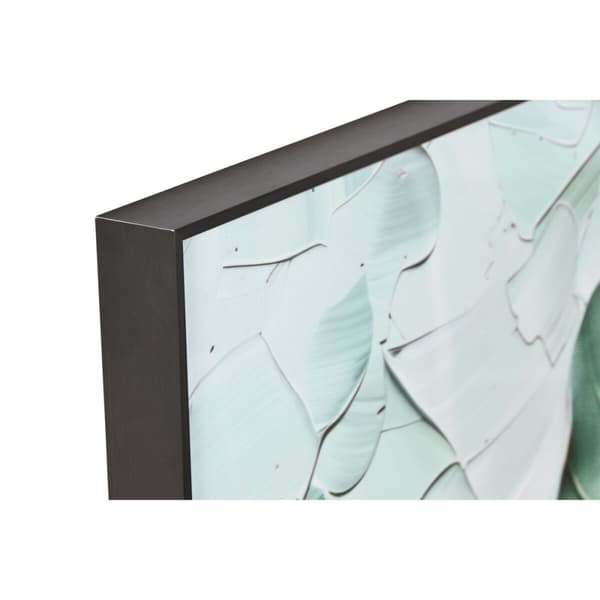 Maleri Home ESPRIT Grøn Palmer Tropisk 80 x 3,5 x 120 cm (2 enheder)