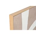 Miniatyrbillede 2 af 4: Maleri Home ESPRIT Hvid Beige Abstrakt 103 x 4,3 x 103 cm (2 enheder)