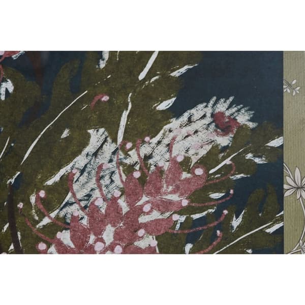 Maleri Home ESPRIT Blå Grøn Pink Shabby Chic Vase 50 x 2,5 x 70 cm (2 enheder)
