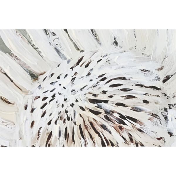 Tavla Home ESPRIT Gul Vit Röd Grön Cottage 83 x 4,5 x 83 cm (2 antal)