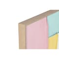 Miniatyrbild 2 av 8: Tavla Home ESPRIT Vit Rosa Turkos Abstrakt Urban 102 x 4,5 x 102 cm (2 antal)