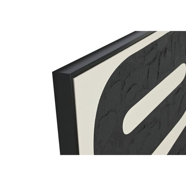 Tavla Home ESPRIT Ciao Vit Svart Modern 103 x 4,5 x 143 cm 103 x 4 x 143 cm