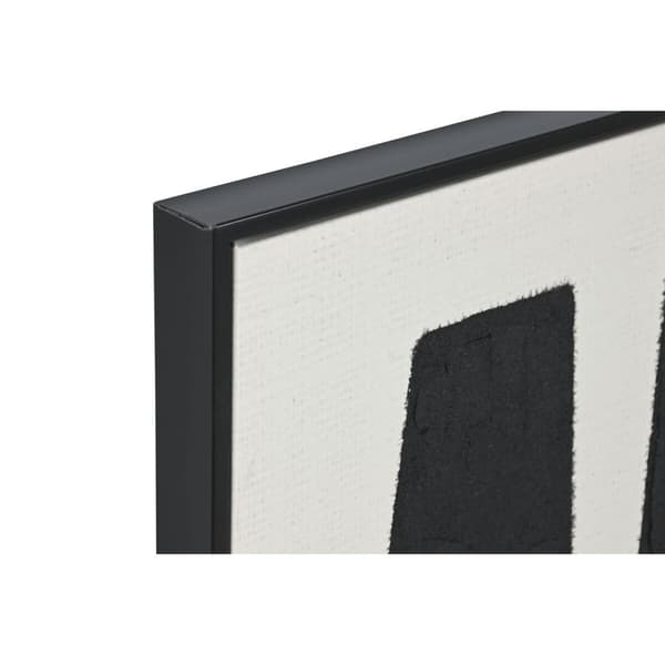 Tavla Home ESPRIT Amor! Vit Svart Modern 103 x 4,5 x 143 cm