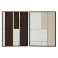 Pikkukuva 1 / 4: Maalaus Home ESPRIT Valkoinen Beige Moderni 60 x 3 x 80 cm (2 osaa)