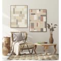 Pikkukuva 8 / 8: Maalaus Home ESPRIT Ruskea Beige Neliö Kaupunki 60 x 3 x 80 cm (2 osaa)