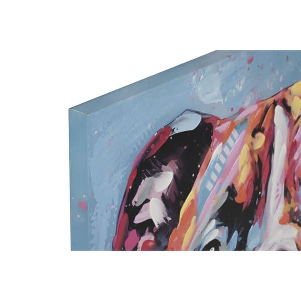 Maalaus Home ESPRIT Moderni Koira 80 x 3 x 80 cm (2 osaa)