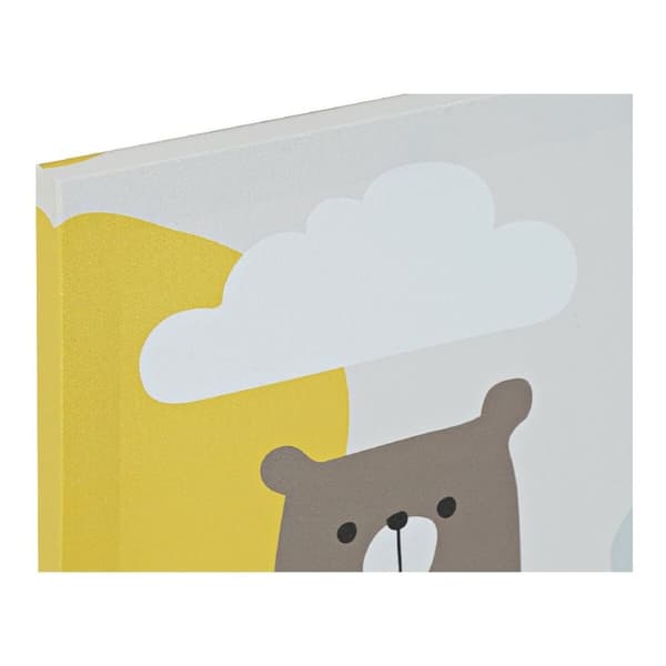Maalaus DKD Home Decor Animals Kangas Lasten eläimet (30 x 1,8 x 40 cm) (6 osaa)