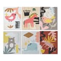 Pikkukuva 1 / 3: Maalaus DKD Home Decor Animals Kangas Lasten eläimet (30 x 1,8 x 40 cm) (6 osaa)