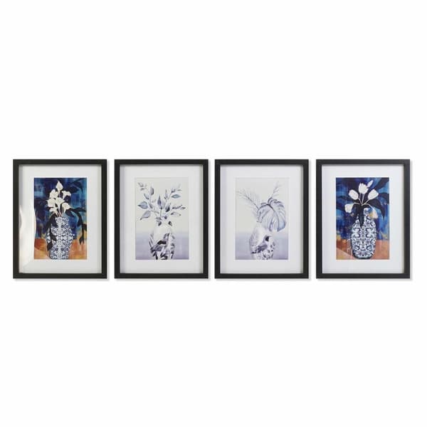Maalaus DKD Home Decor Maljakko (35 x 2,5 x 45 cm) (35 x 2 x 45 cm) (4 osaa)