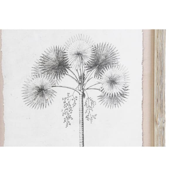 Maalaus DKD Home Decor Palmut Siirtomaatyylinen (35 x 1,8 x 45 cm) (9 osaa)