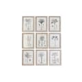 Pikkukuva 1 / 4: Maalaus DKD Home Decor Palmut Siirtomaatyylinen (35 x 1,8 x 45 cm) (9 osaa)