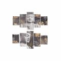 Miniatyrbild 1 av 3: Tavla DKD Home Decor Furu Kanvas Buddha (5 pcs) (2 pcs)