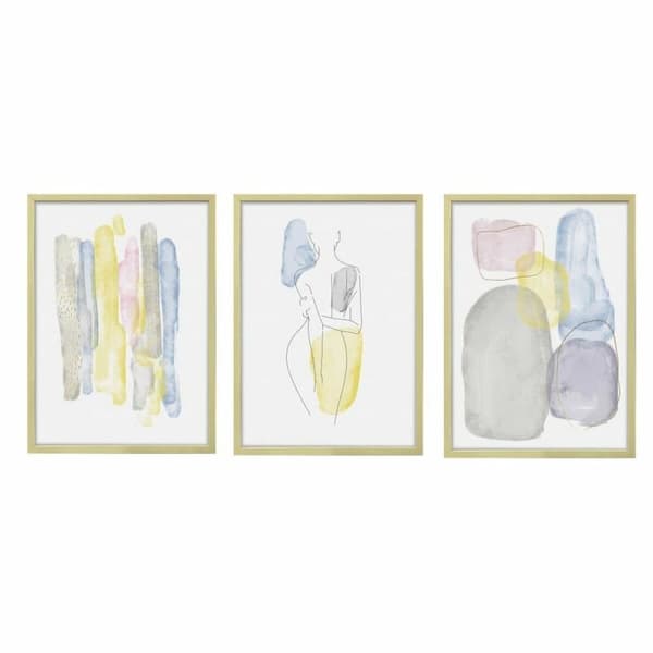 Tavla DKD Home Decor Abstrakt (53 x 3 x 73 cm)