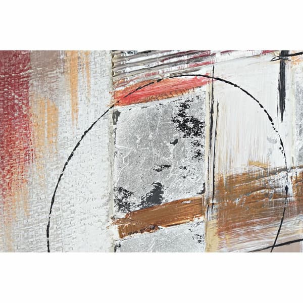 Tavla DKD Home Decor Abstrakt (60 x 2,8 x 60 cm) (2 antal)