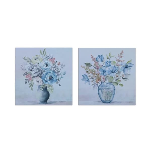 Tavla DKD Home Decor Vas (80 x 2,8 x 80 cm) (2 antal)