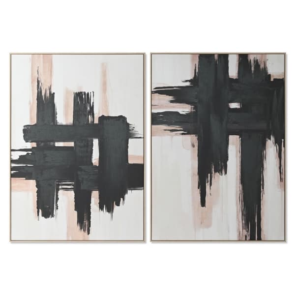 Tavla DKD Home Decor Abstrakt Urban (100 x 4 x 140 cm) (2 antal)