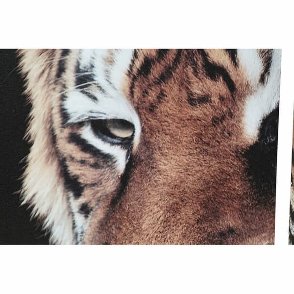 Maleri DKD Home Decor Tiger Fyrretræ Lærred (5 pcs) (2 pcs)