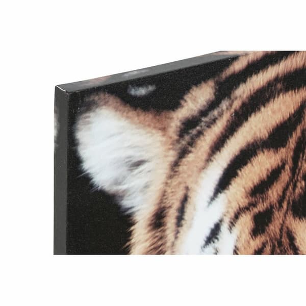 Maleri DKD Home Decor Tiger Fyrretræ Lærred (5 pcs) (2 pcs)
