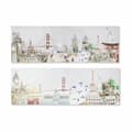 Miniatyrbillede 1 af 3: Maleri DKD Home Decor (2 enheder) (90 x 2 x 30 cm)