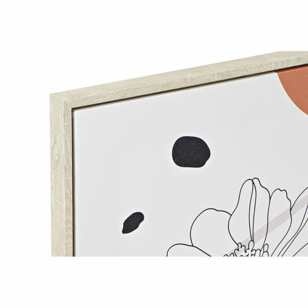 Maleri DKD Home Decor S3018016 Abstrakt (40 x 2,5 x 50 cm) (4 enheder)