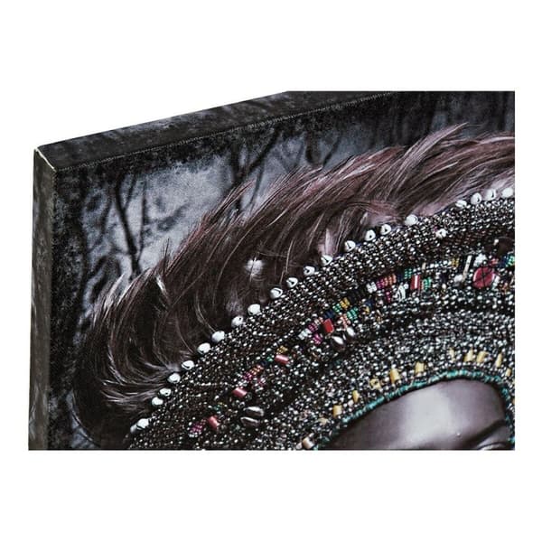 Maleri DKD Home Decor Afrikansk dame Kolonial (30 x 1,8 x 40 cm) (2 enheter) 30 x 1.8 x 40 cm (2 pcs)