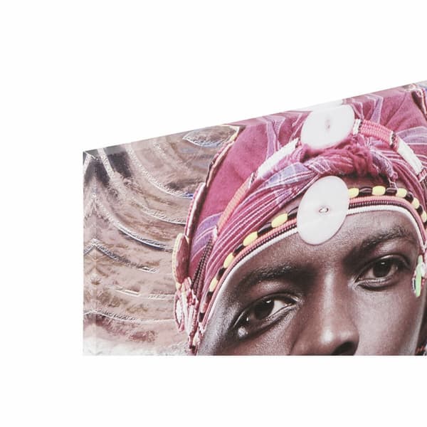 Maleri DKD Home Decor Kolonial Afrikansk dame (50 x 1,8 x 70 cm)