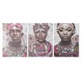 Miniatyrbilde 1 av 3: Maleri DKD Home Decor Kolonial Afrikansk dame (50 x 1,8 x 70 cm)