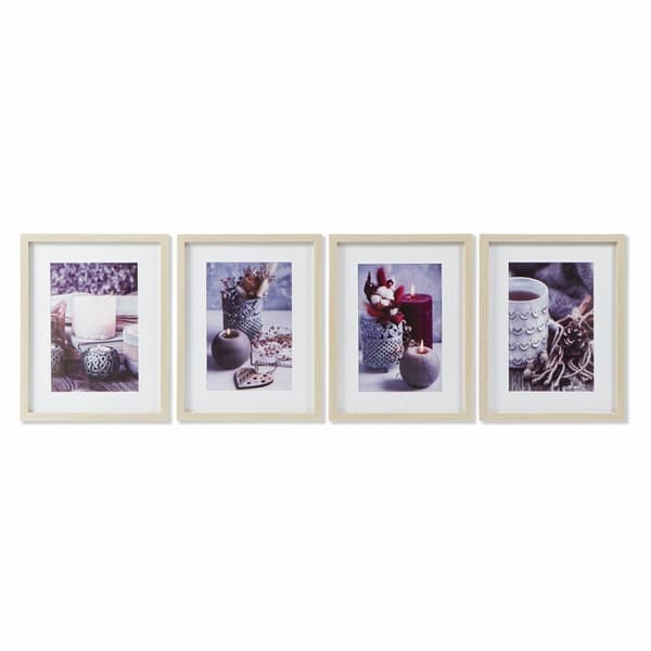 Maleri DKD Home Decor (35 x 2 x 45 cm) (4 enheter)