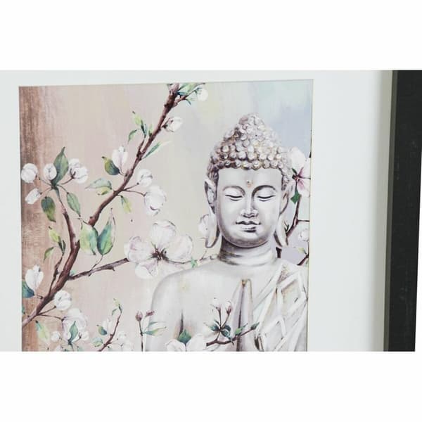 Maleri DKD Home Decor Buddha Orientalsk (35 x 2,5 x 45 cm) (35 x 2 x 45 cm) (4 enheter)
