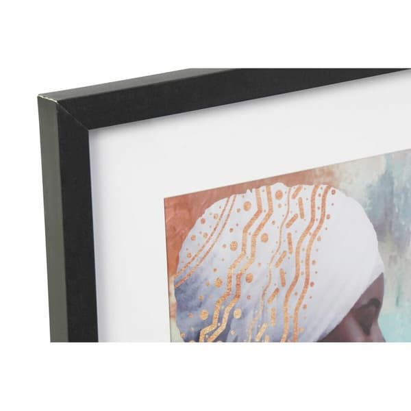 Maleri DKD Home Decor Kolonial Etnisitet (35 x 2,5 x 45 cm) (4 enheter)