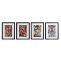 Miniatyrbilde 1 av 3: Maleri DKD Home Decor Kolonial Jungel (35 x 2,5 x 45 cm) (35 x 2 x 45 cm) (4 enheter)