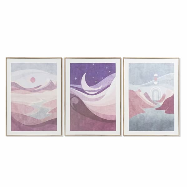 Tavla DKD Home Decor Landskap Modern (50 x 3 x 70 cm)