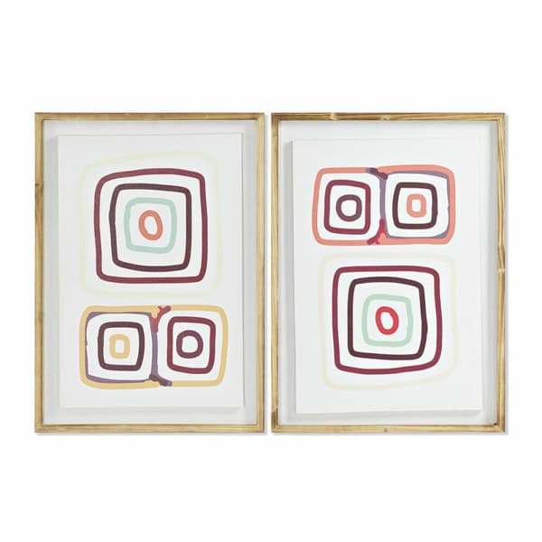 Tavla DKD Home Decor (50 x 2,8 x 70 cm) (2 antal)
