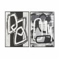Miniatyrbilde 1 av 4: Maleri DKD Home Decor Abstrakt Moderne (83 x 4,5 x 122,5 cm) (2 enheter)