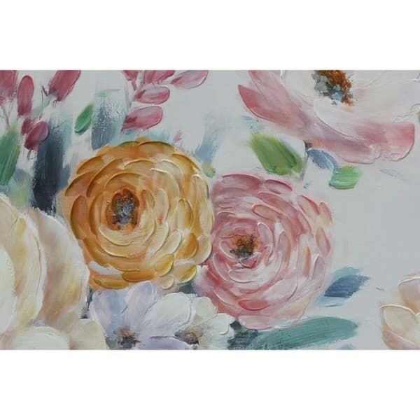 Maleri DKD Home Decor Kukat (80 x 2,8 x 80 cm) (2 enheter)