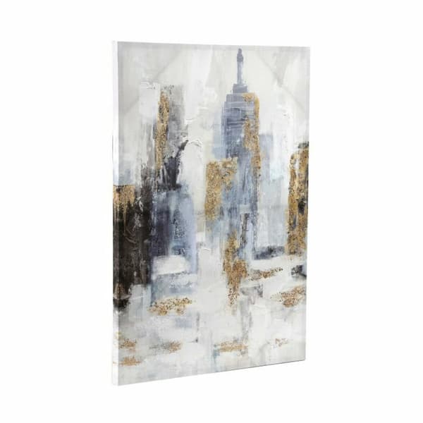 Maleri DKD Home Decor New York (2 enheter) (90 x 3 x 60 cm)