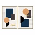 Pikkukuva 1 / 2: Maalaus DKD Home Decor S3018267 Moderni (51,5 x 3,5 x 71,5 cm) (2 osaa)