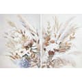 Pikkukuva 1 / 4: Maalaus DKD Home Decor Gėlės Cottage (90 x 3,7 x 120 cm) (2 osaa)