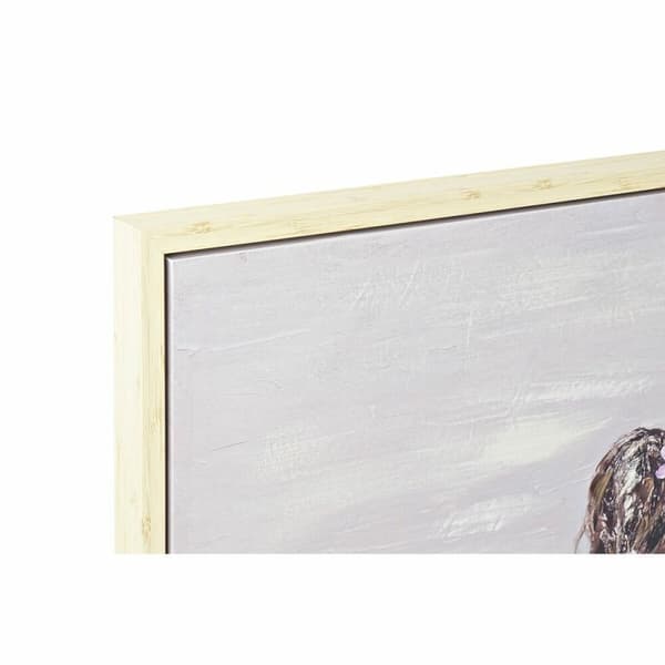 Maleri DKD Home Decor Strand (100 x 4 x 100 cm) (2 enheder)