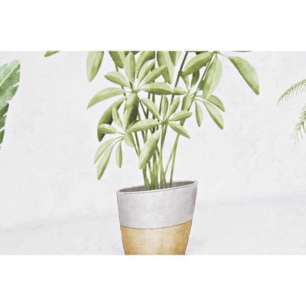 Maleri DKD Home Decor Plante (90 x 2,3 x 30 cm) (90 x 1,5 x 30 cm) (2 enheder)
