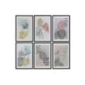 Miniatyrbillede 1 af 3: Maleri DKD Home Decor Dame (40 x 3 x 60 cm) (6 enheder)