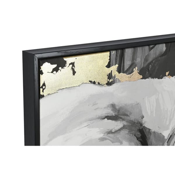 Maleri DKD Home Decor Hvit Svart Grå Gyllen Elefant Kolonial 100 x 4 x 140 cm (2 enheter)
