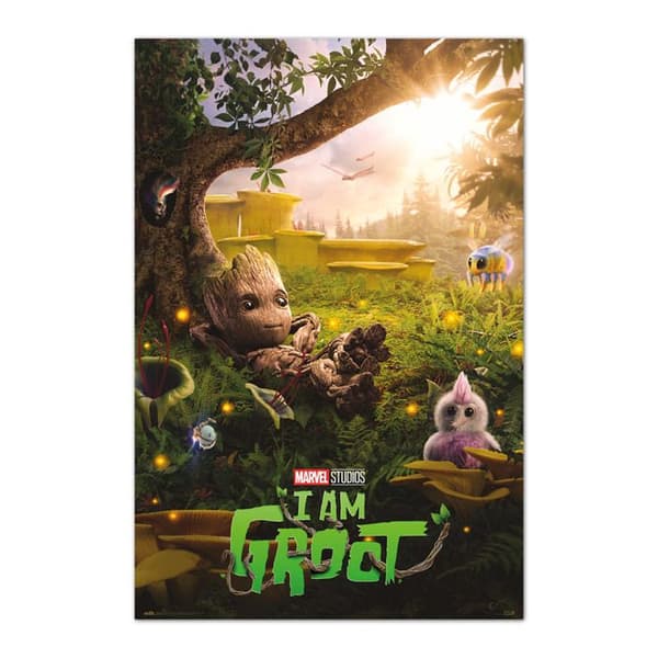 Väggdekorationsaffisch - Marvel - I Am Groot - 91,5x61 cm - Blankt papper - Biotema