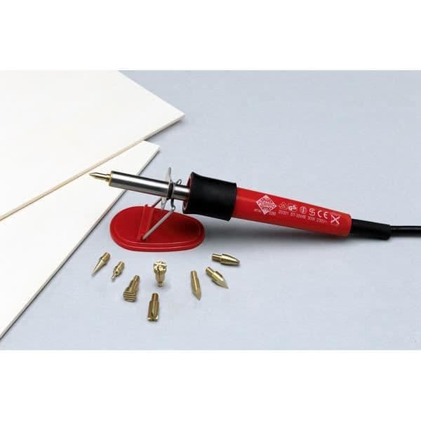 Pyrografimaskin - Pebaro - 0260 - 30 W - 230 V/50 Hz - 9 tips