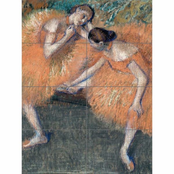 Affisch - Artery8 affisch - PANPDG0182 - Edgar Degas Two Dancers XL Giant Panel Poster (8 sektioner) Dancer Poster